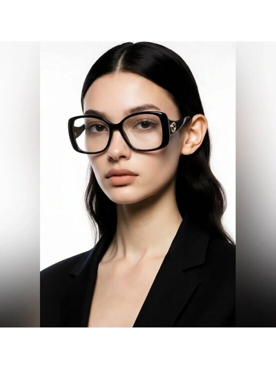 New Authentic Gucci GG1236o Black Women\'s Glasses main image 6